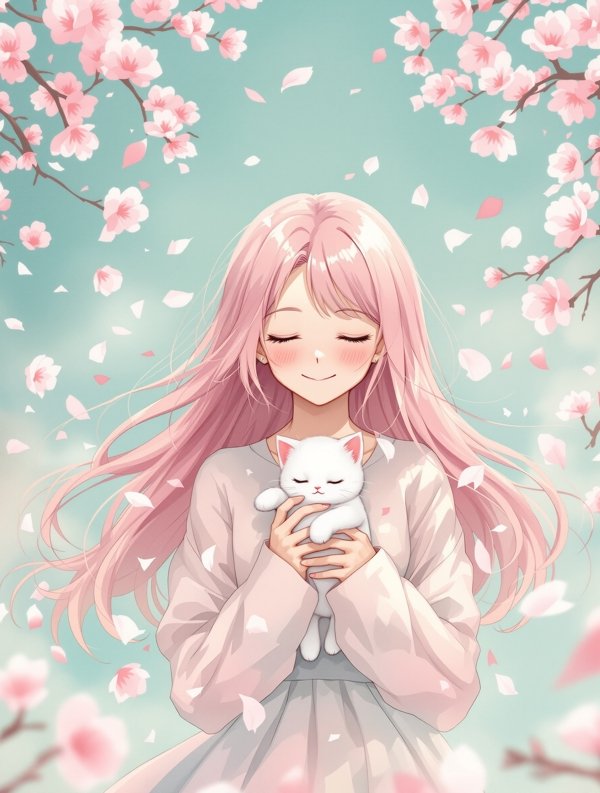 樱花心语 漫画封面