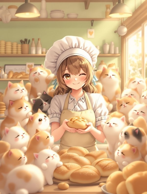 猫咪面包屋 漫画封面